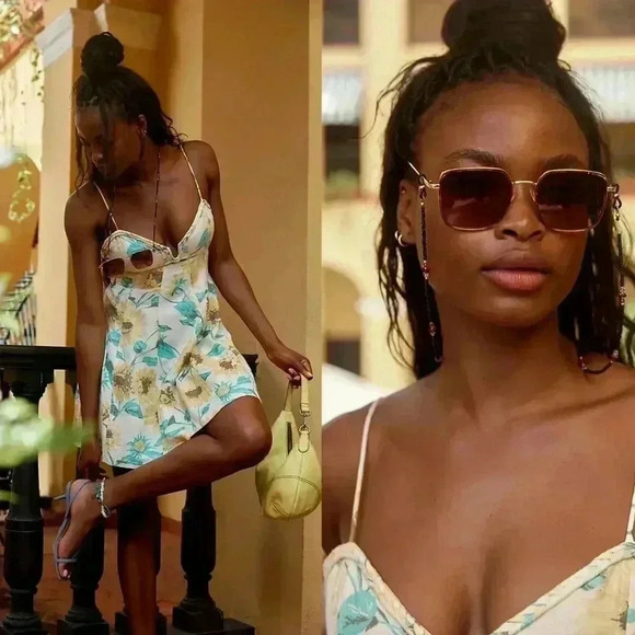 Free People Altura Printed Mini Dress Size Medium NWT $128 - Picture 15 of 16